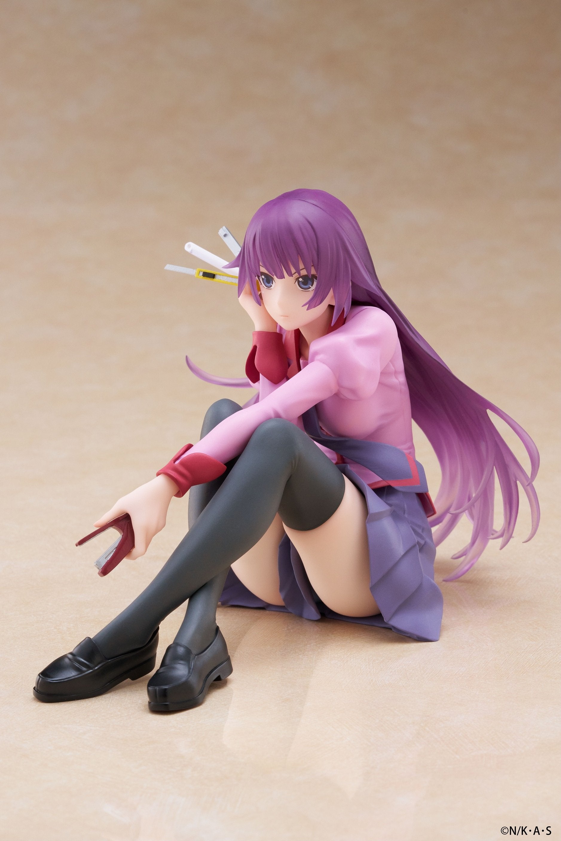 MONOGATARI SERIES - Hitagi Senjougahara - Statue Desktop Cute 13cm