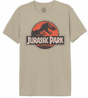 JURASSIC PARK - Grunge logo jurassic - T-Shirt Men (L)