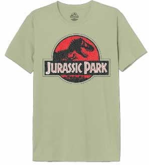 JURASSIC PARK - Grunge logo jurassic - T-Shirt Men (M)