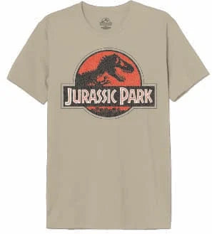 JURASSIC PARK - Grunge logo jurassic - T-Shirt Men (M)