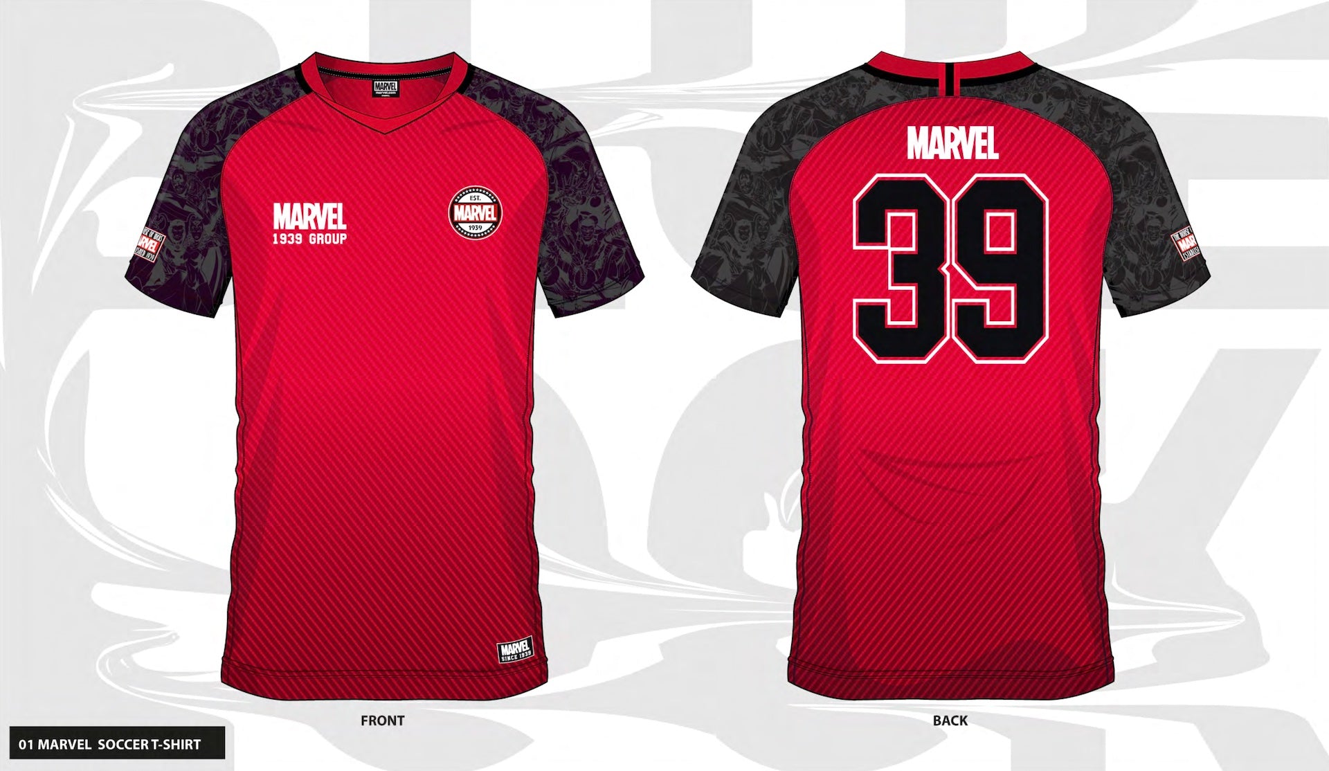 MARVEL - Marvel 1939 Group - Soccer Jersey Men (M)