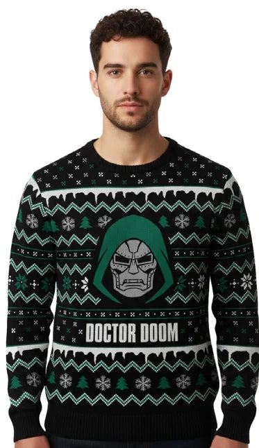 MARVEL - Doctor Doom - Men Christmas Sweaters (M)