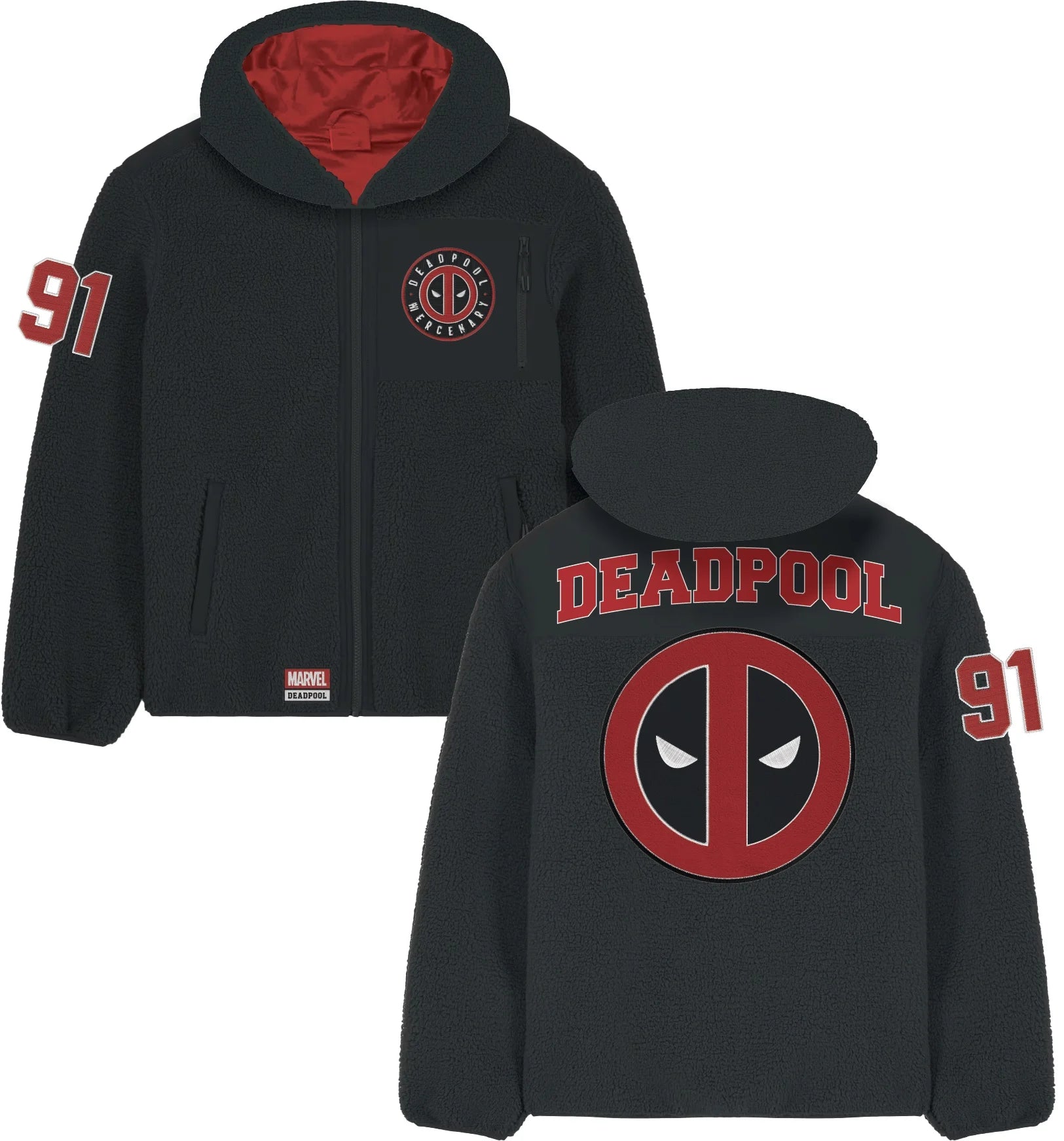 MARVEL - Deadpool - Sherpa Jacket (S)
