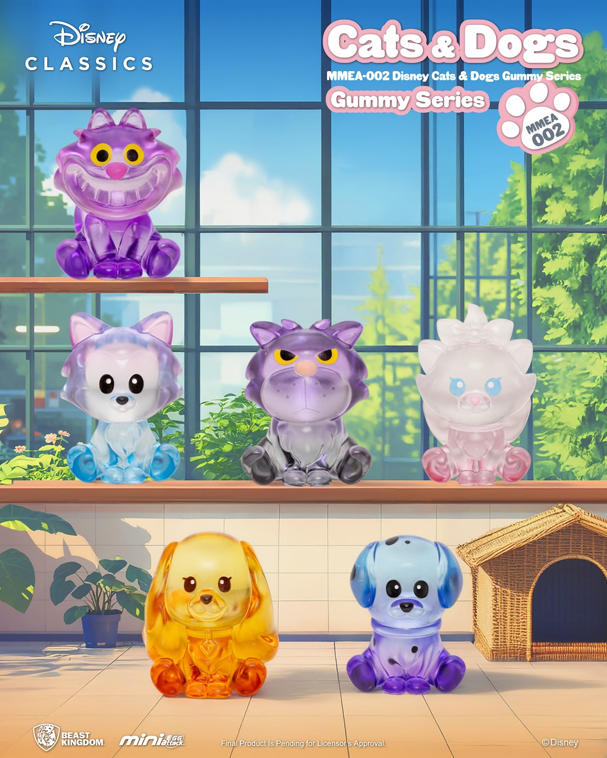 DISNEY - Cats & Dogs Gummy Series - Figurine Blind Box 3.4cm