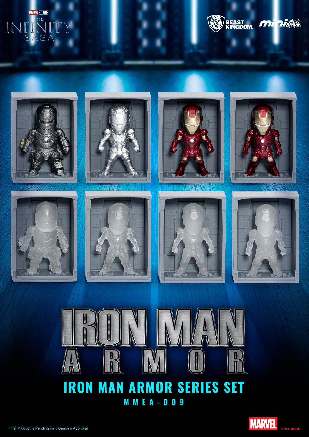 IRON MAN - Armor Series - Blind Box Set 12 Figure 5.1cm