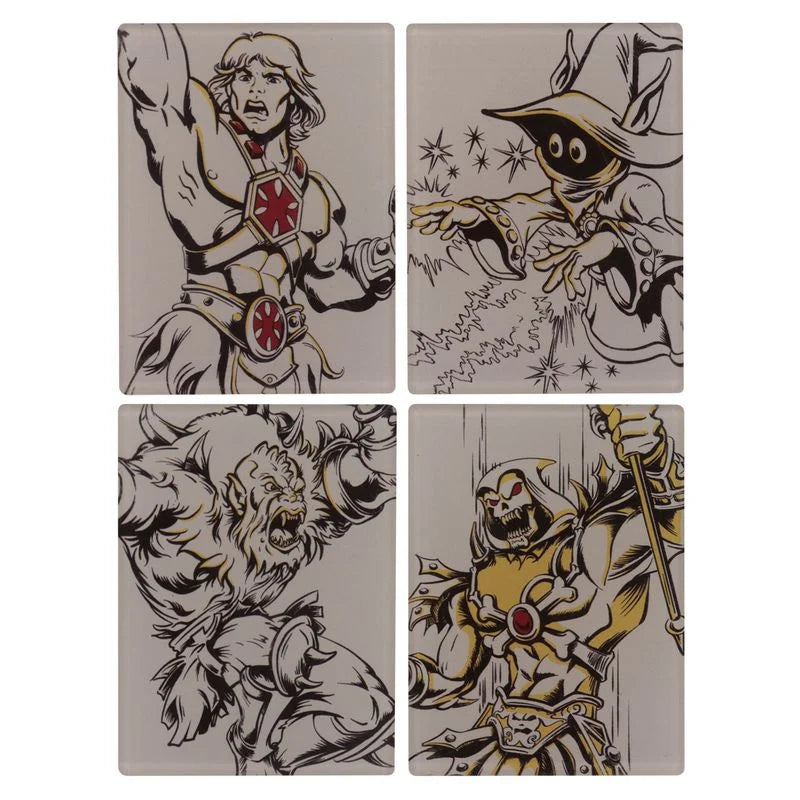MASTERS OF THE UNIVERSE - Set of 4 magnets