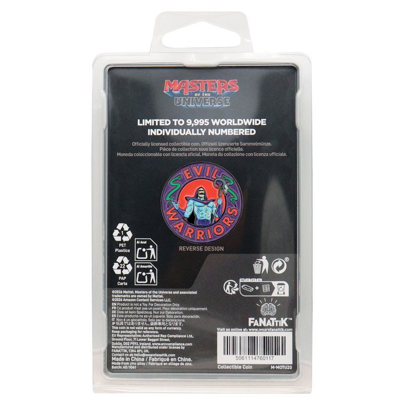 MASTERS OF THE UNIVERSE 2026 -Musclor & Skeletor -Limited Edition Coin