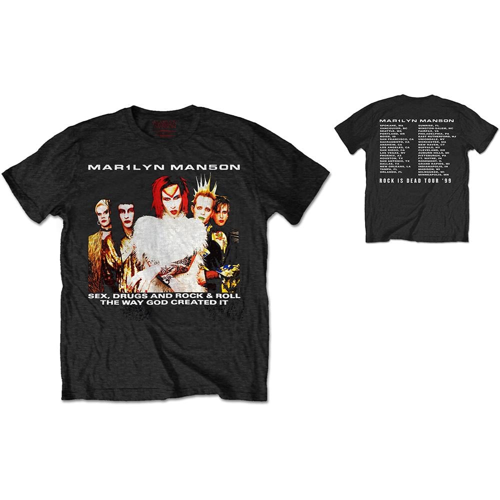 MARILYN MANSON - T-Shirt RWC - Rock Is Dead 1999 (L)