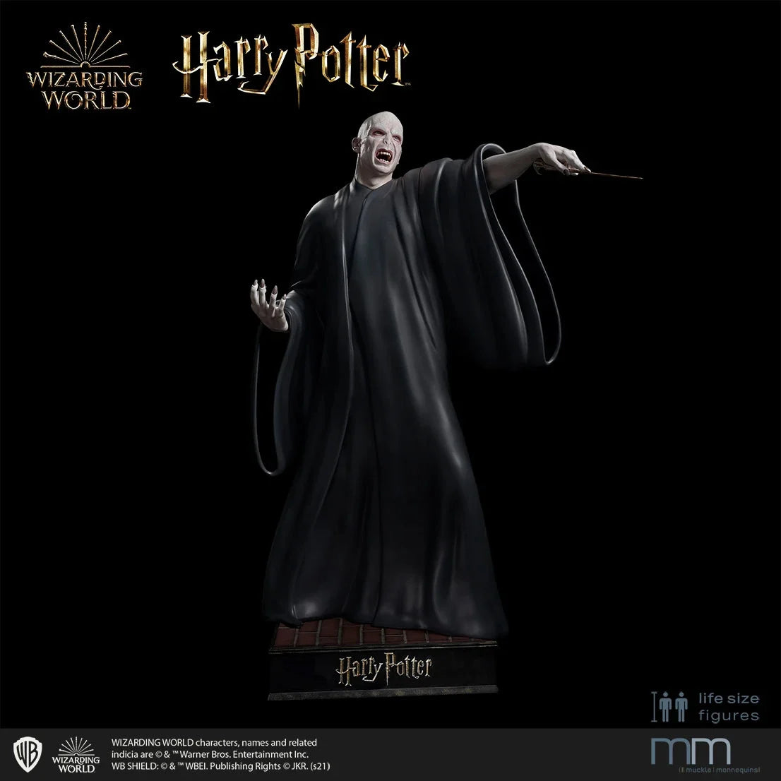 HARRY POTTER - Voldemort - Life-Sized Statue 207cm