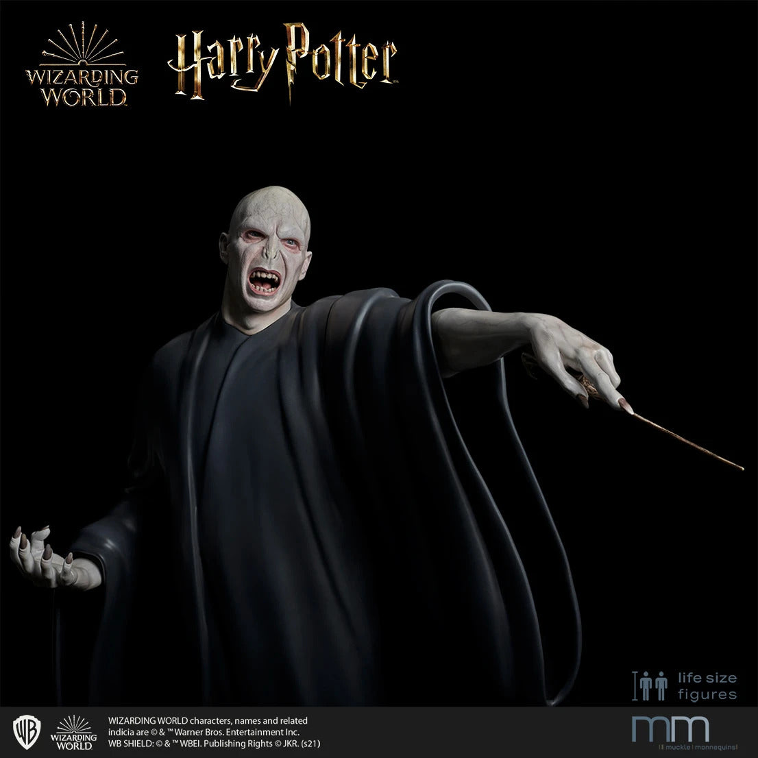 HARRY POTTER - Voldemort - Life-Sized Statue 207cm