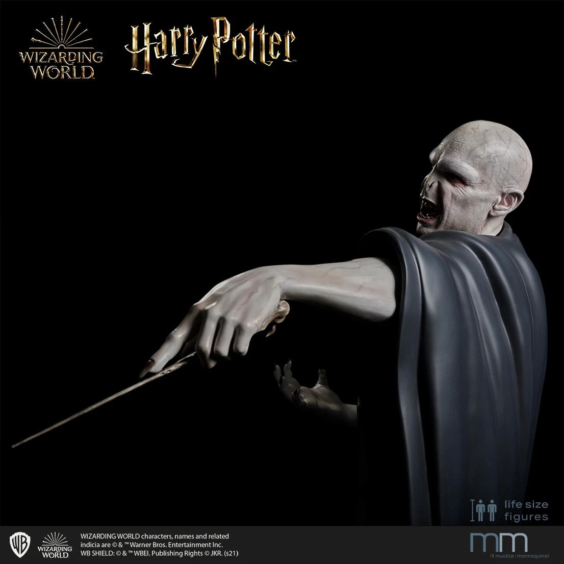 HARRY POTTER - Voldemort - Life-Sized Statue 207cm