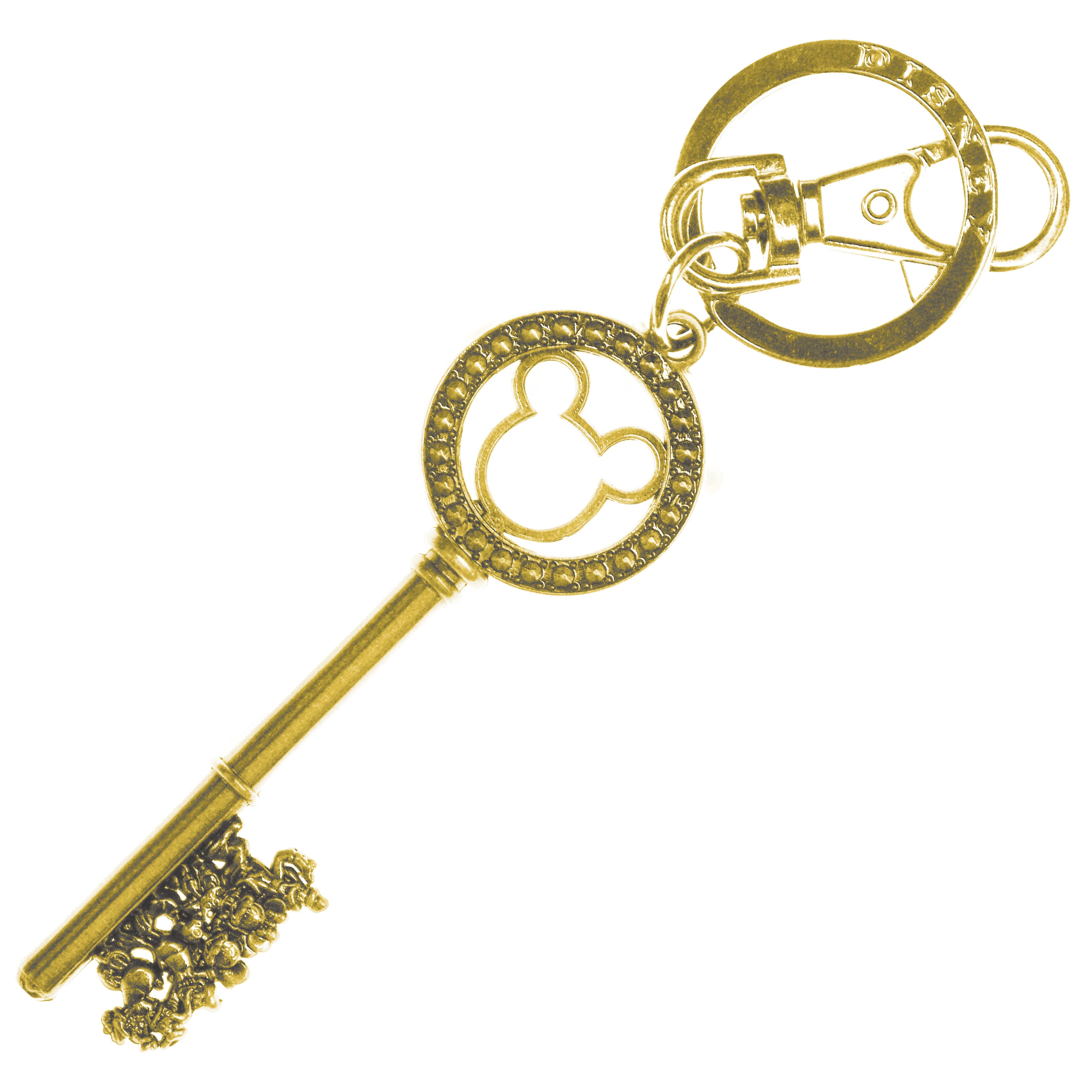 DISNEY - Mickey Gang Master Gem Beads - Brass Keychain