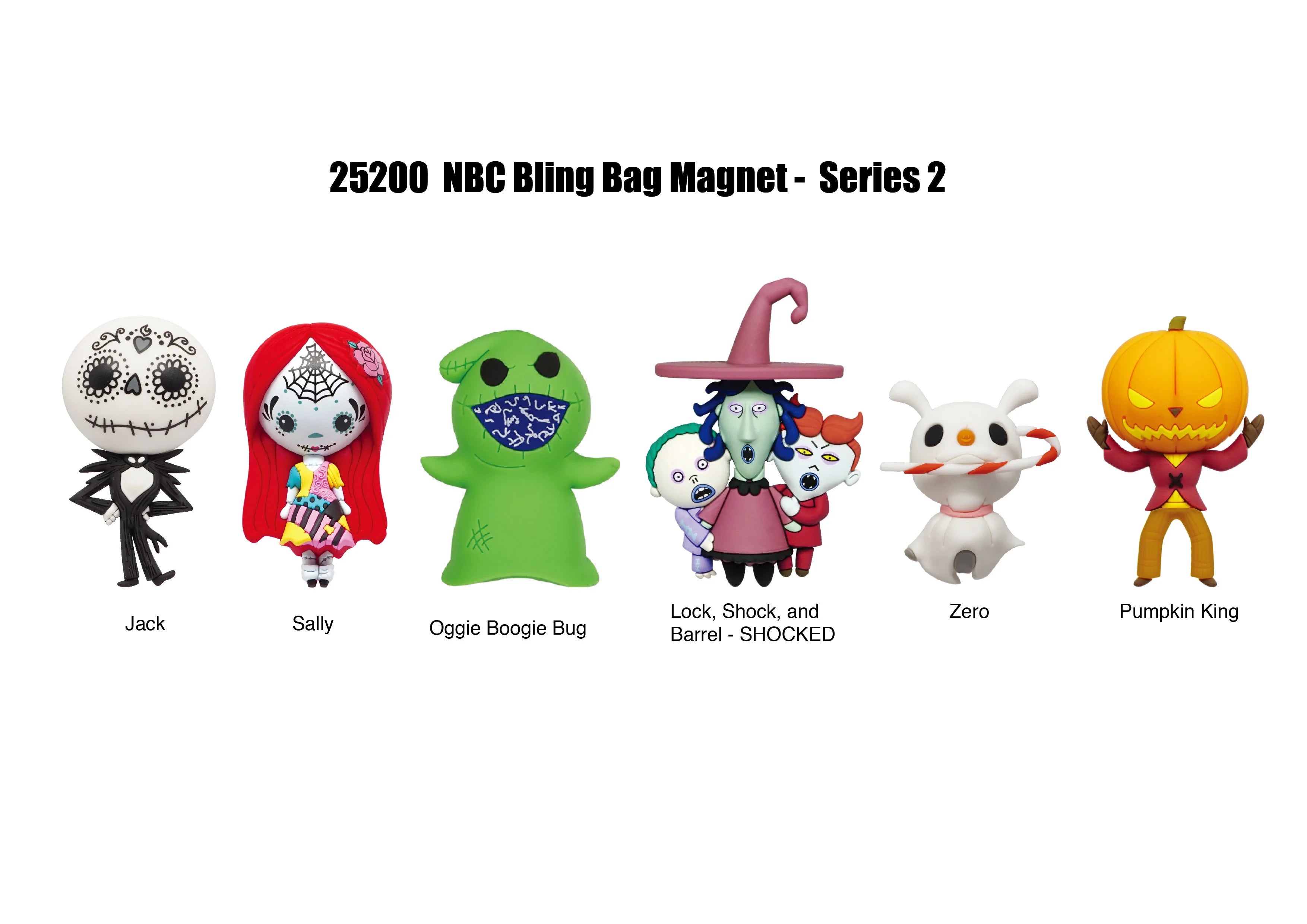 NBX - Serie 2 - 3D Foam Magnets in blind bags (Display 12 Pcs)