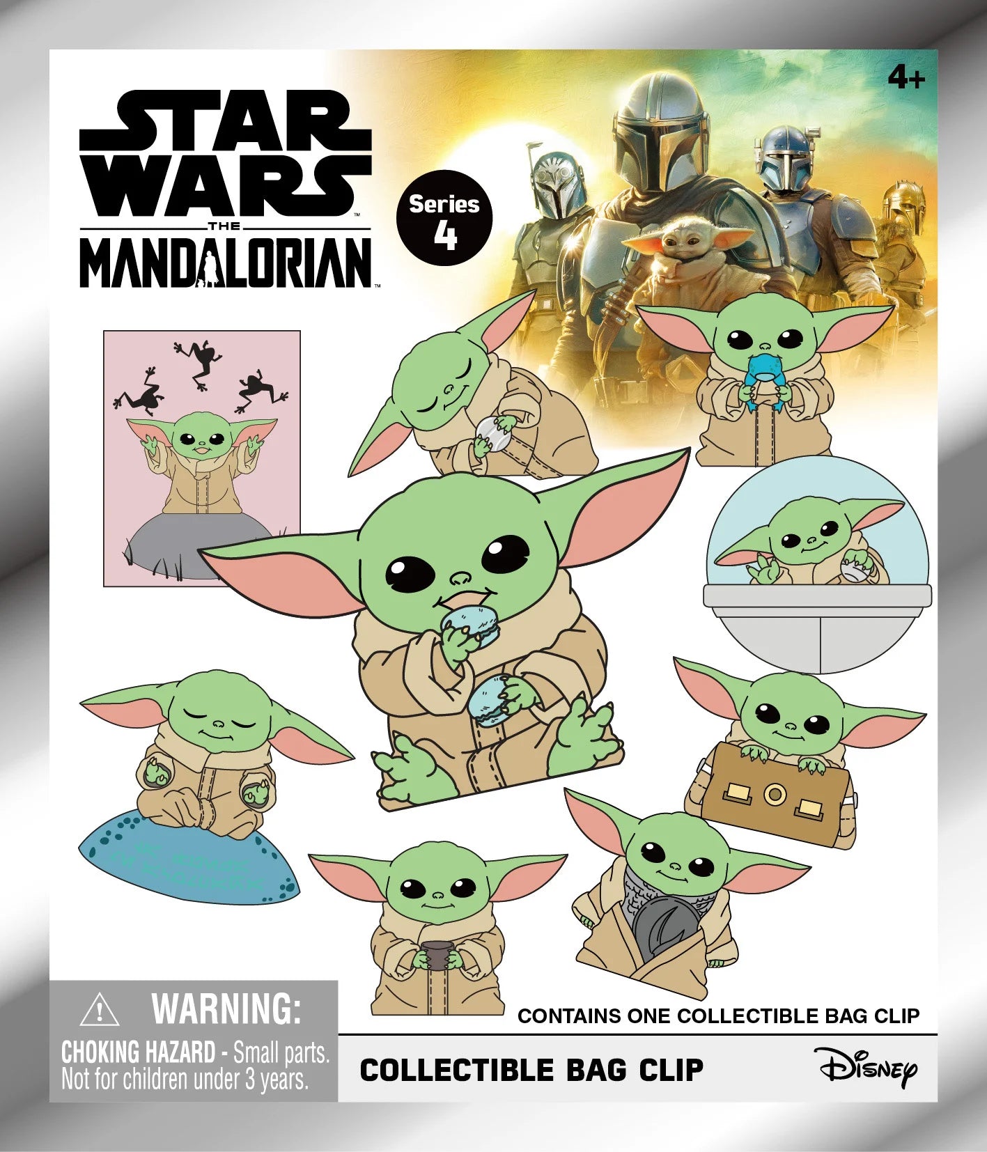 MANDALORIAN - Best of Grogu - 3D Foam Bag Clip (Display 24 Pcs)