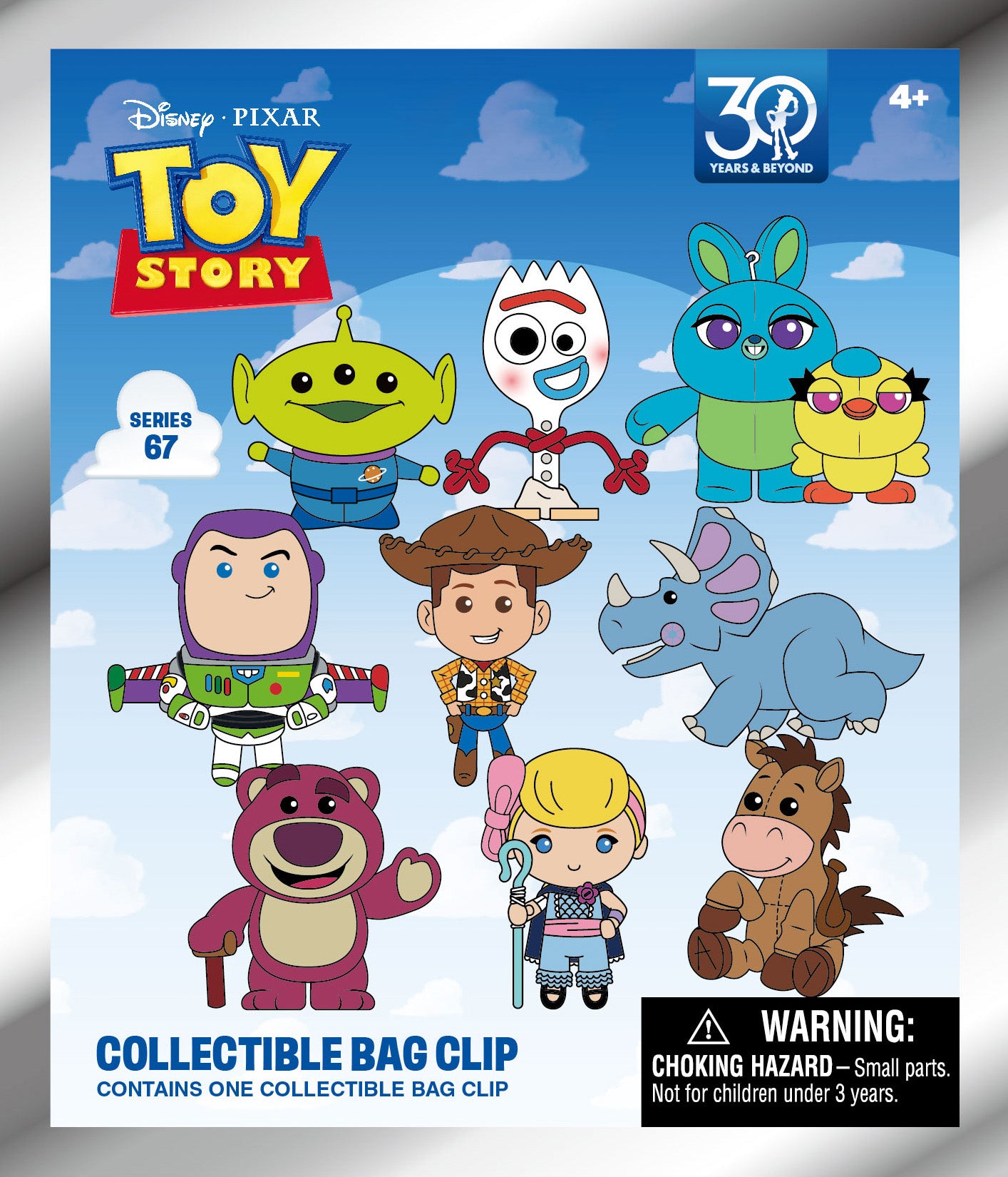 TOY STORY - Series 67 - 3D Foam Bag Clip (Display 24 Pcs)