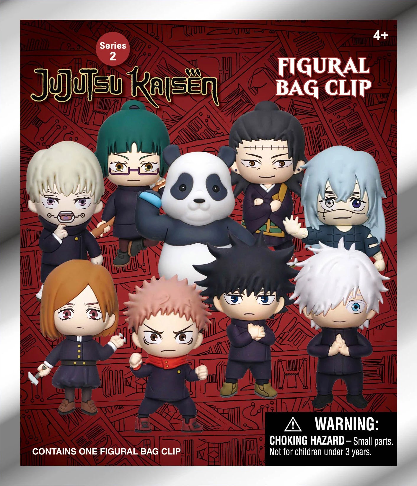 JUJUTSU KAISEN - Series 2 - 3D Foam Bag Clip (Display 24 Pcs)