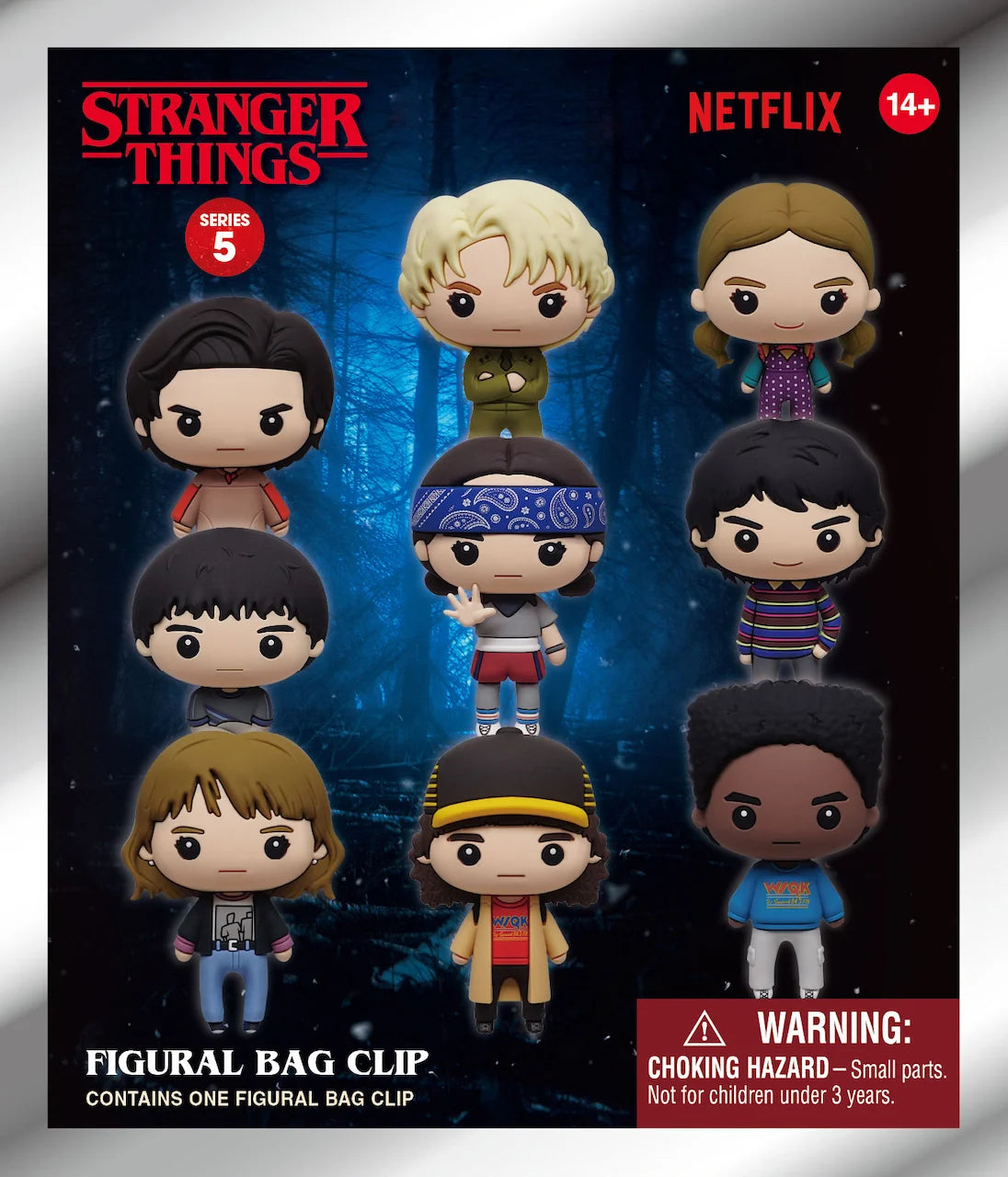 STRANGER THINGS - Series 5 - 3D Foam Bag Clip (Display 24 Pcs)