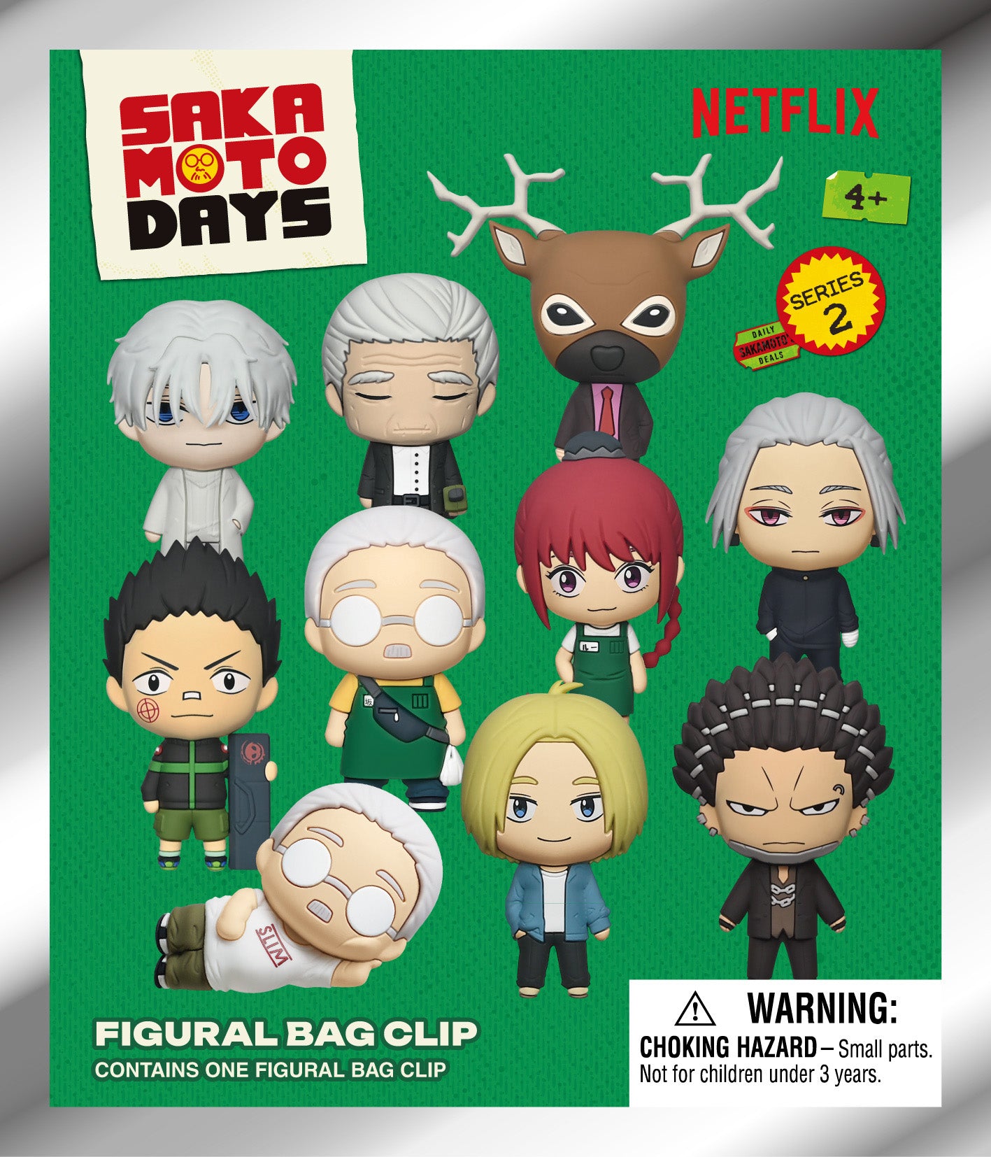 SAKAMOTO DAYS - Series 2 - 3D Foam Bag Clip (Display 24 Pcs)
