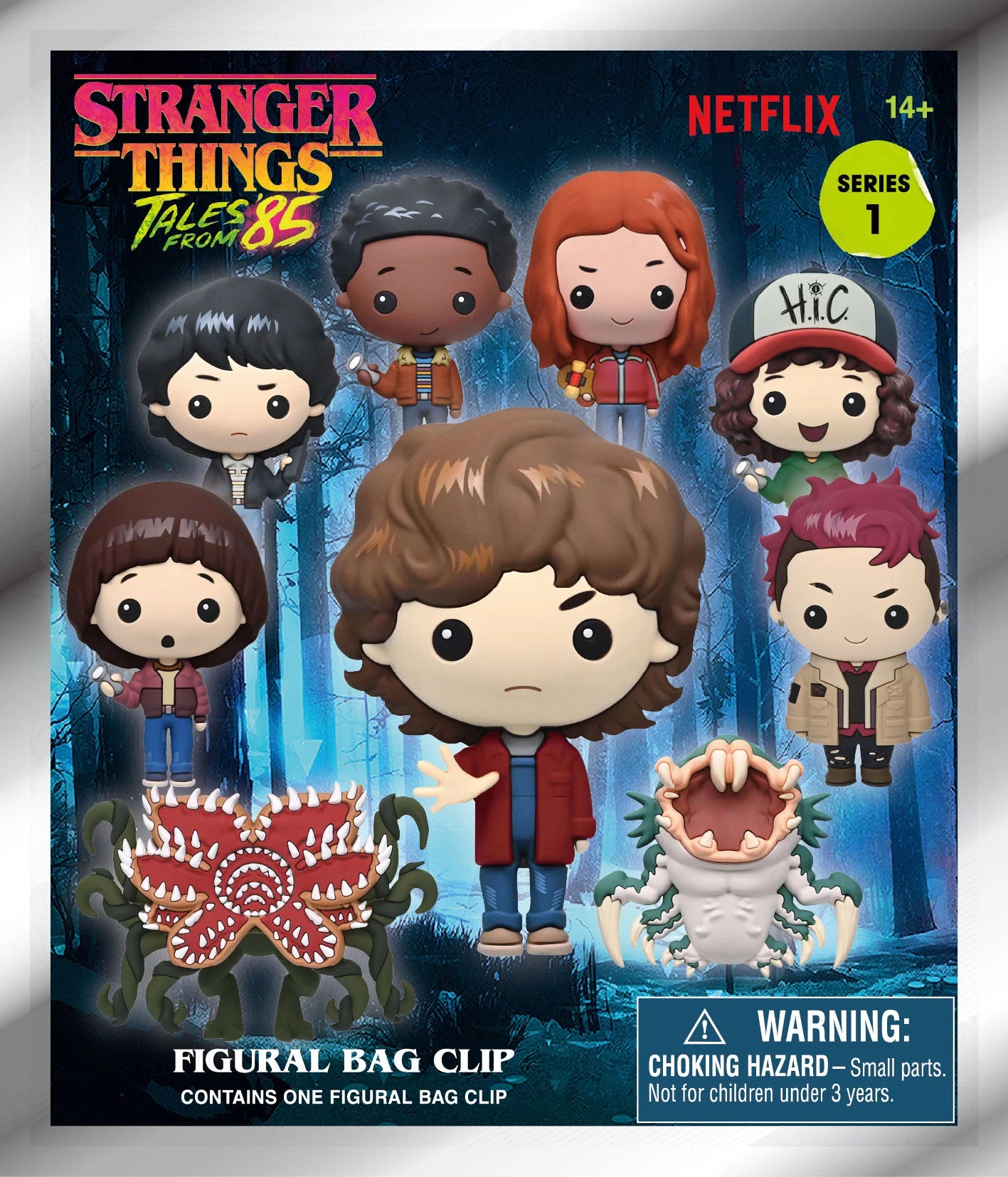 STRANGER THINGS TALES 85 - Series 1 -3D Foam Bag Clip (Display 24 Pcs)