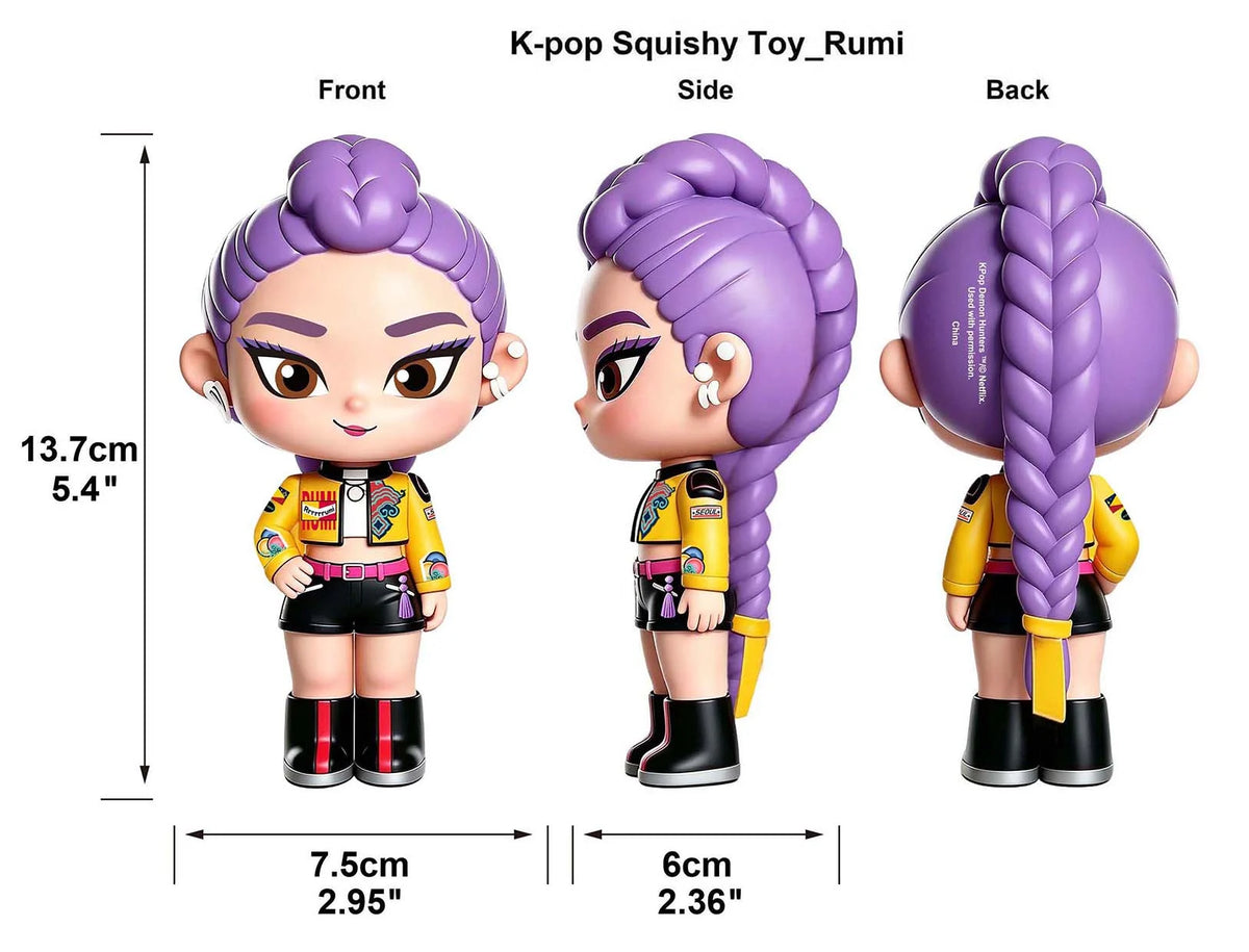 K-POP DEMON HUNTERS - Blind Box Squiqhy Display (Display 6 Pcs)