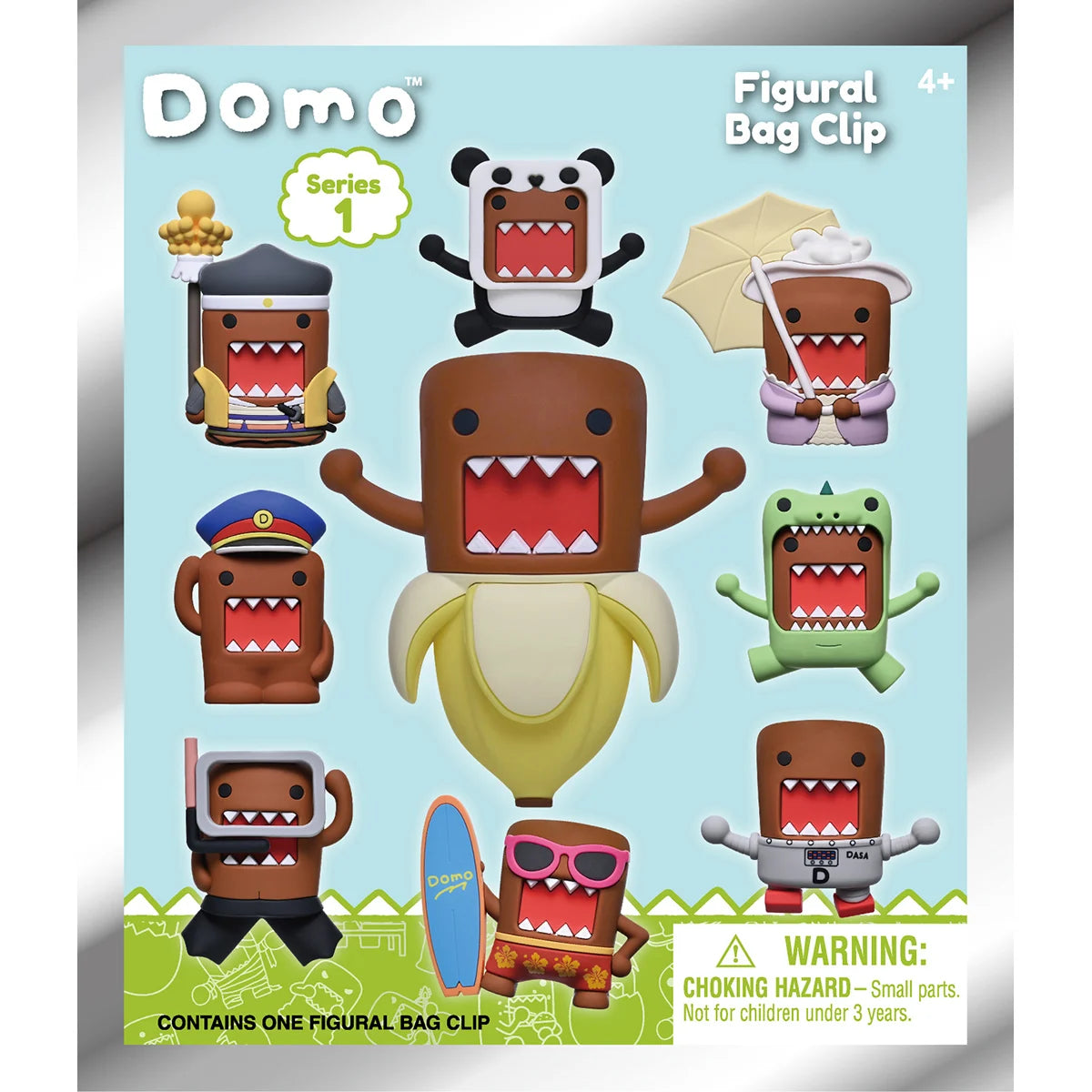 DOMO-KUN - Series 1 - 3D Foam Bag Clip (Display 24 Pcs)