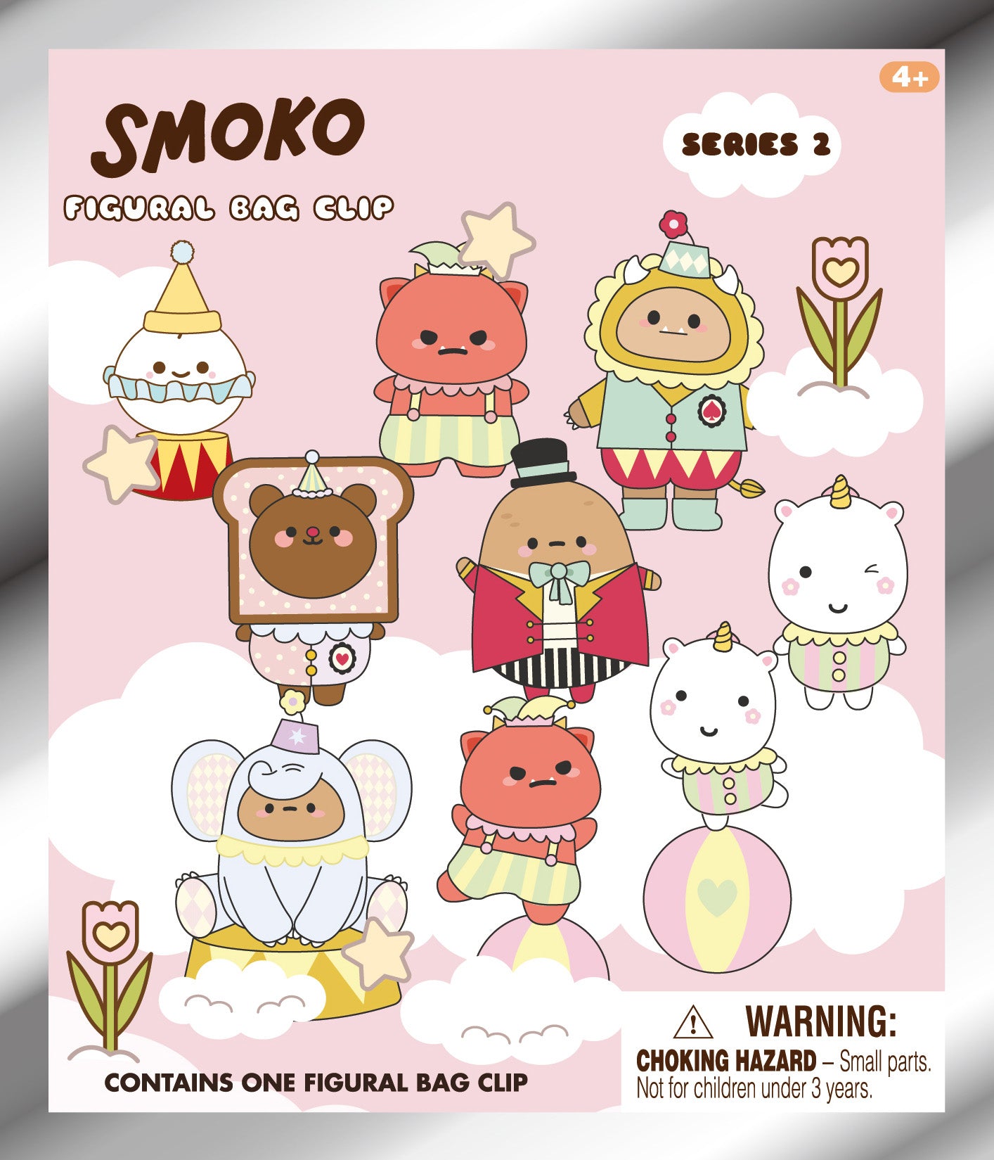 SMOKO - Series 2 - 3D Foam Bag Clip (Display 24 Pcs)