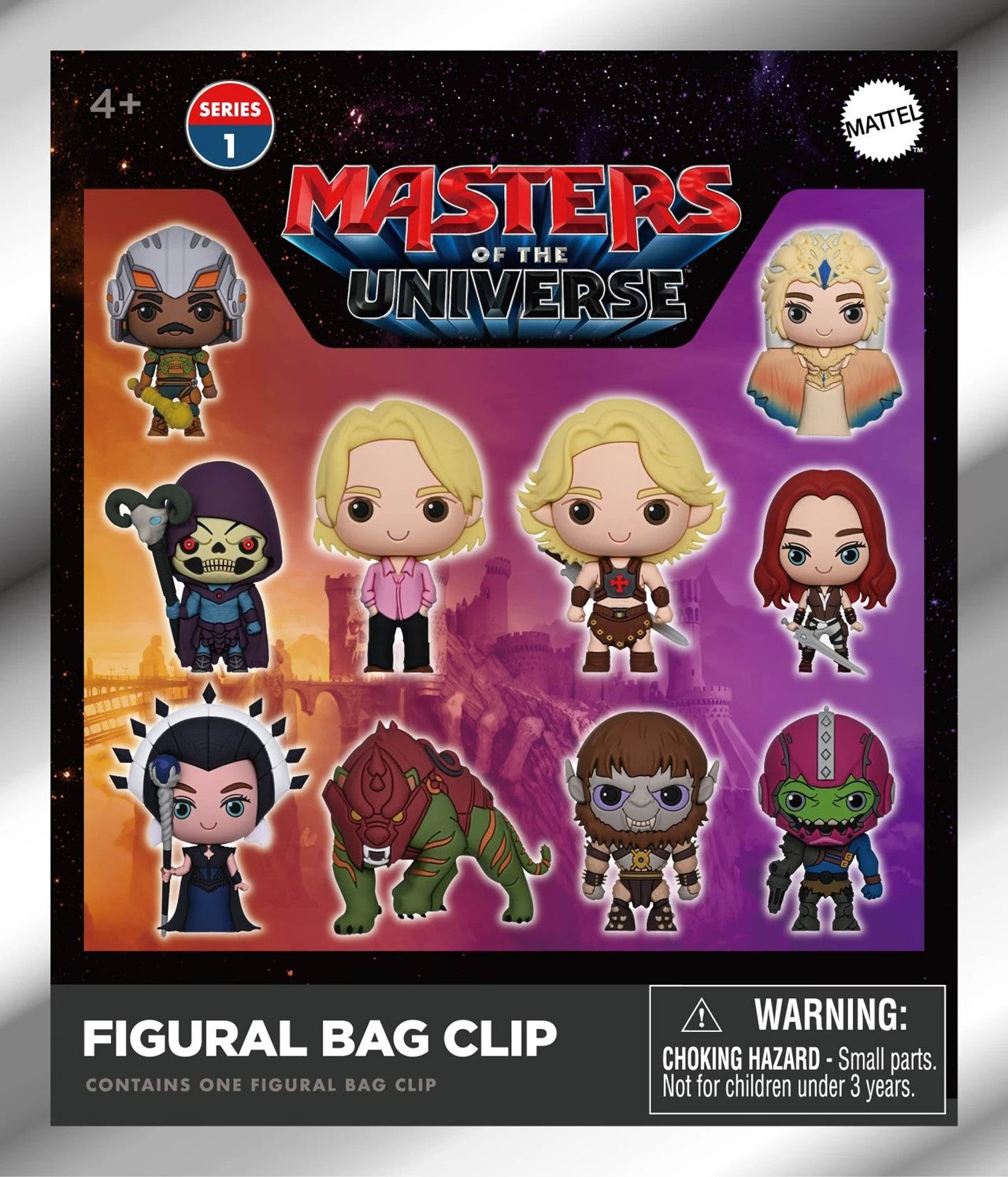 MASTERS OF THE UNIVERSE MOVIE - Series 1 - 3D Foam Bag Clip (Display 24 Pcs)
