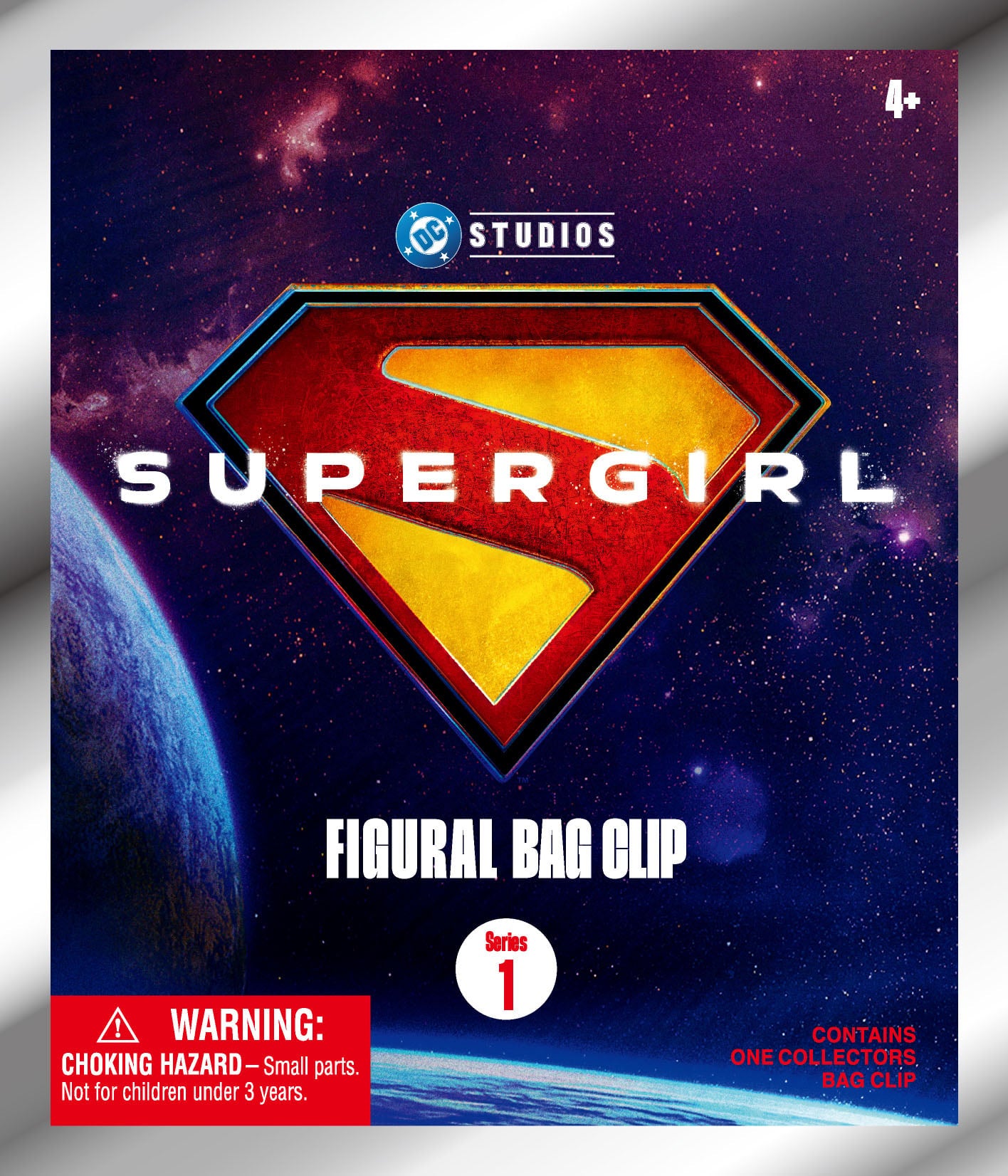 SUPER GIRL MOVIE - Series 1 - 3D Foam Bag Clip (Display 24 Pcs)