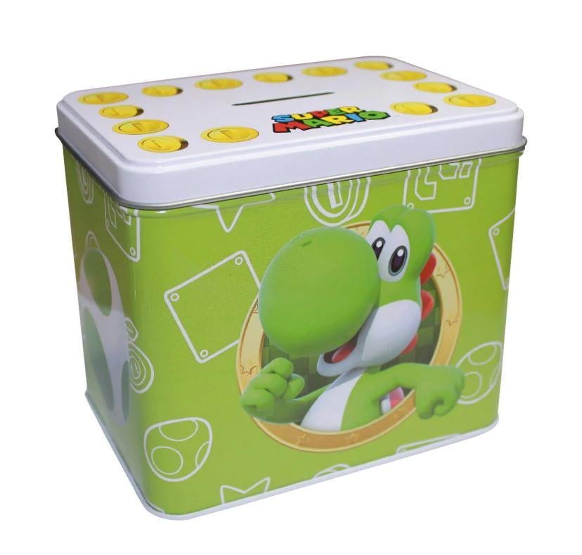 NINTENDO - YOSHI - Metal Bank 12 x 9 x 11cm + Mug