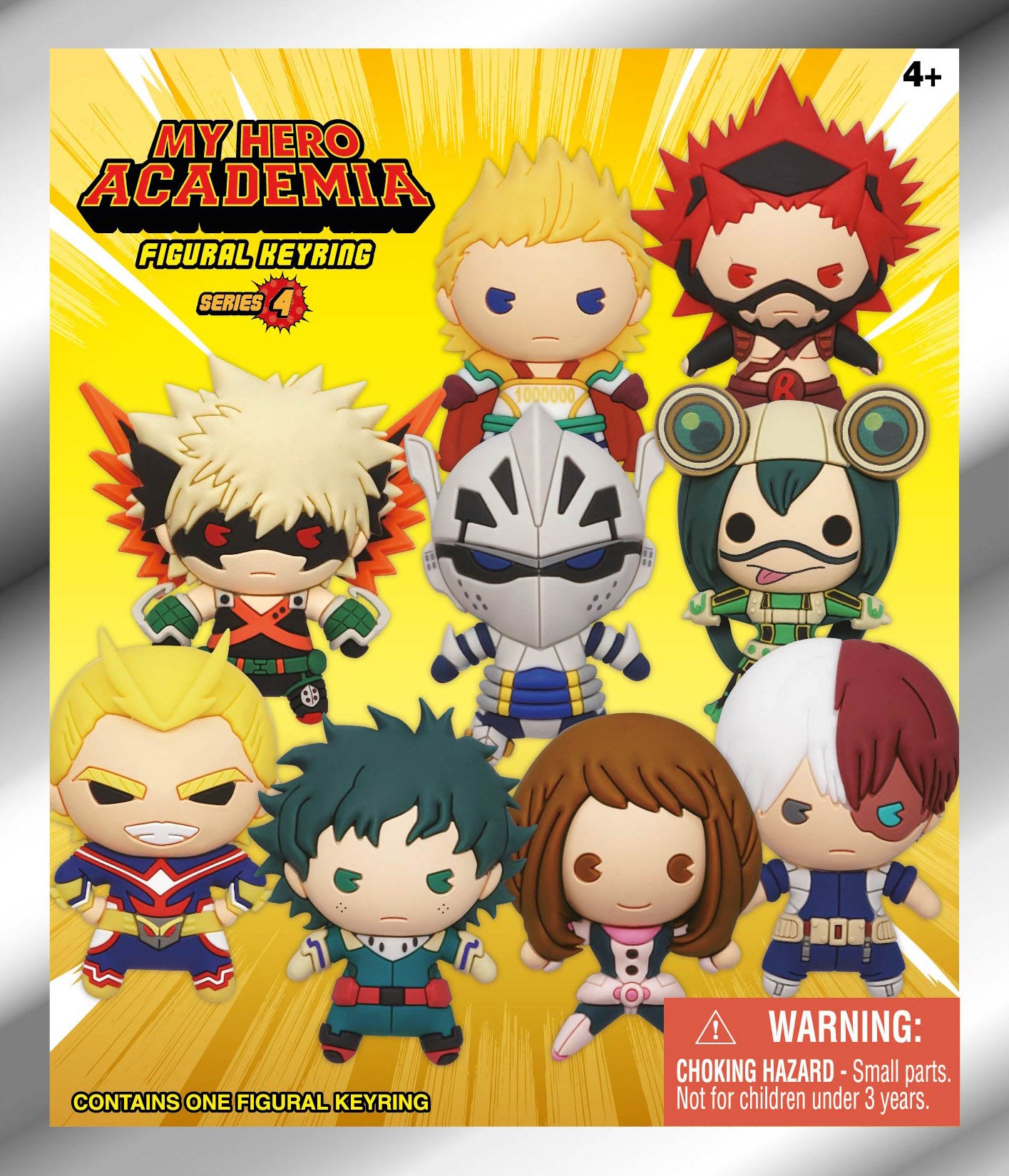 MY HERO ACADEMIA - Series 4 - 3D Foam Bag Clip (Display 24 Pcs)