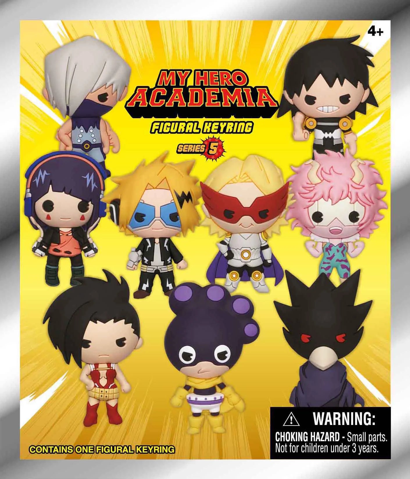 MY HERO ACADEMIA - Series 5 - 3D Foam Bag Clip (Display 24 Pcs)