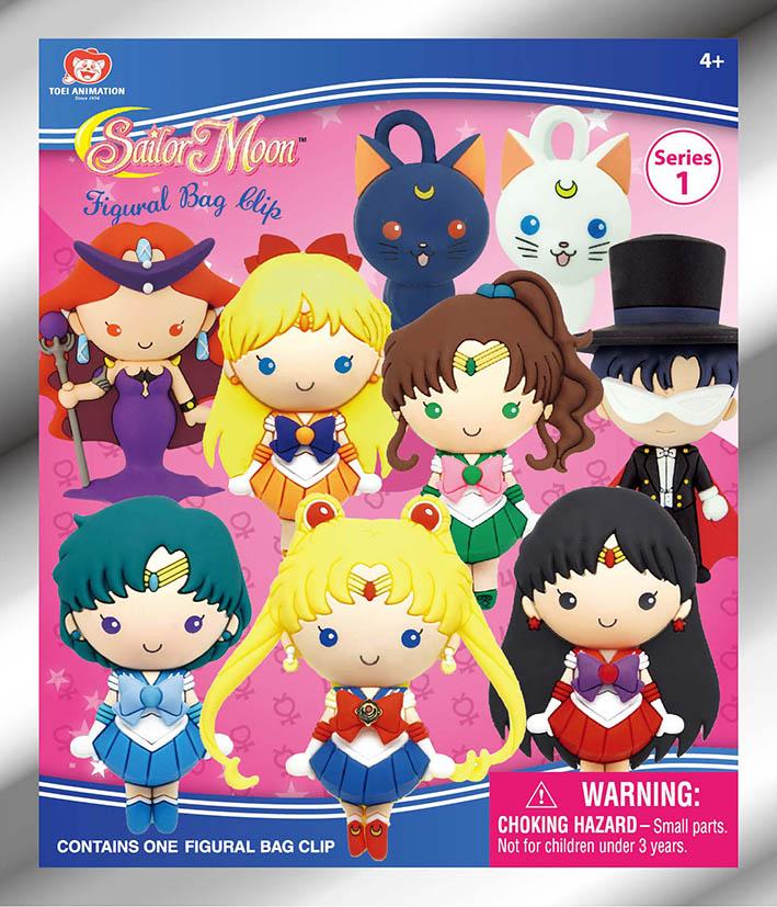 SAILOR MOON - Series 1 - 3D Foam Bag Clip (Display 24 Pcs)