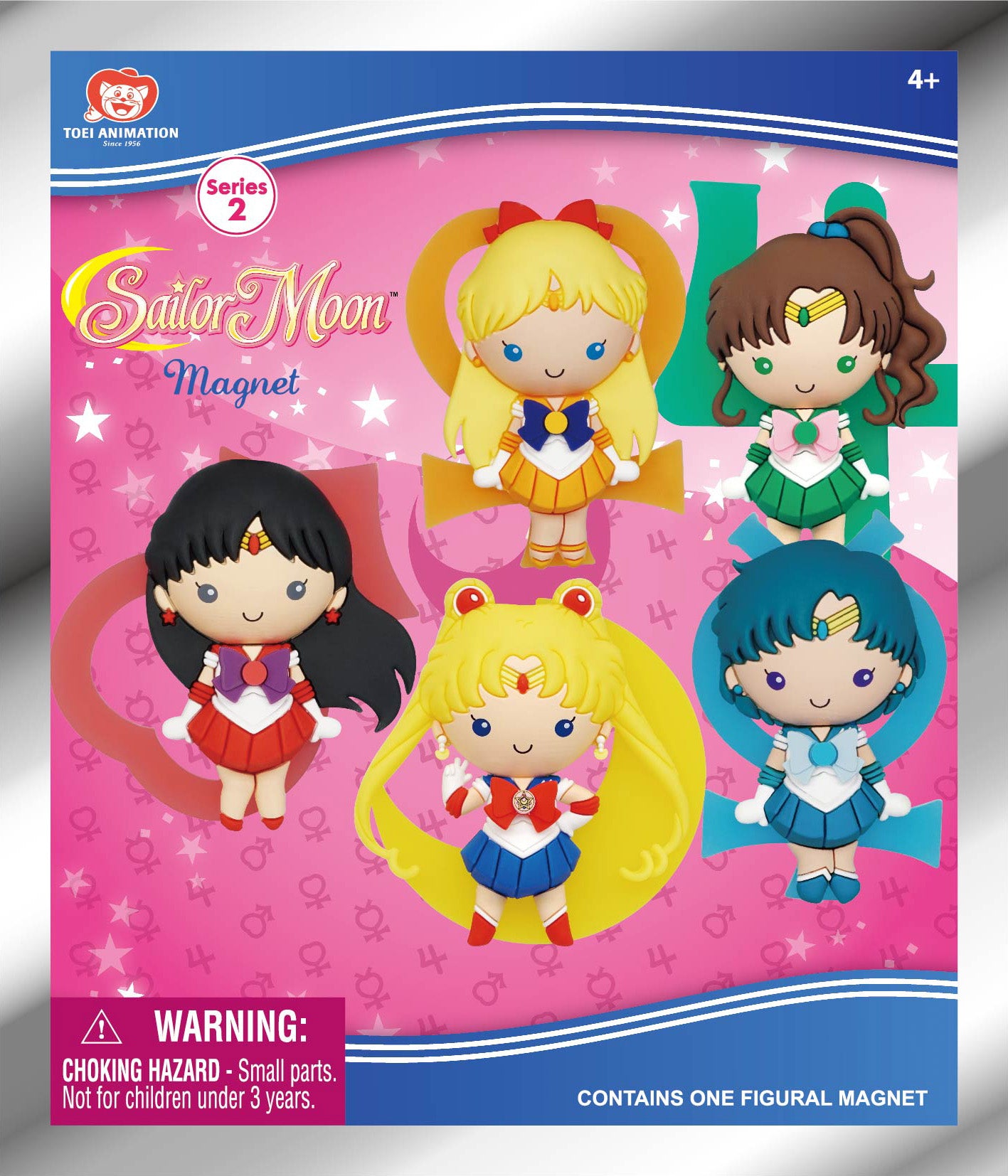 SAILOR MOON -Series 2 - 3D Foam Magnets in blind bags (Display 12 Pcs)