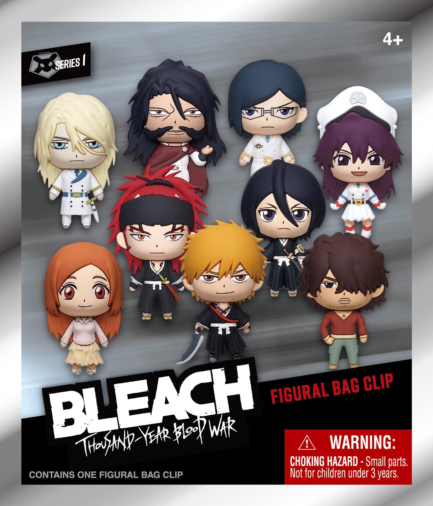 BLEACH TYBW - Series 1 - 3D Foam Bag Clip (Display 24 Pcs)