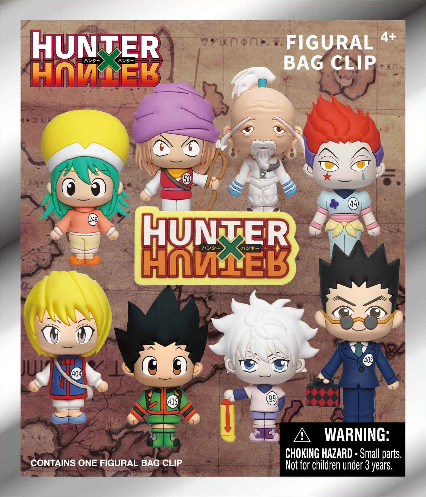 HUNTER X HUNTER - Series 1 - 3D Foam Bag Clip (Display 24 Pcs)