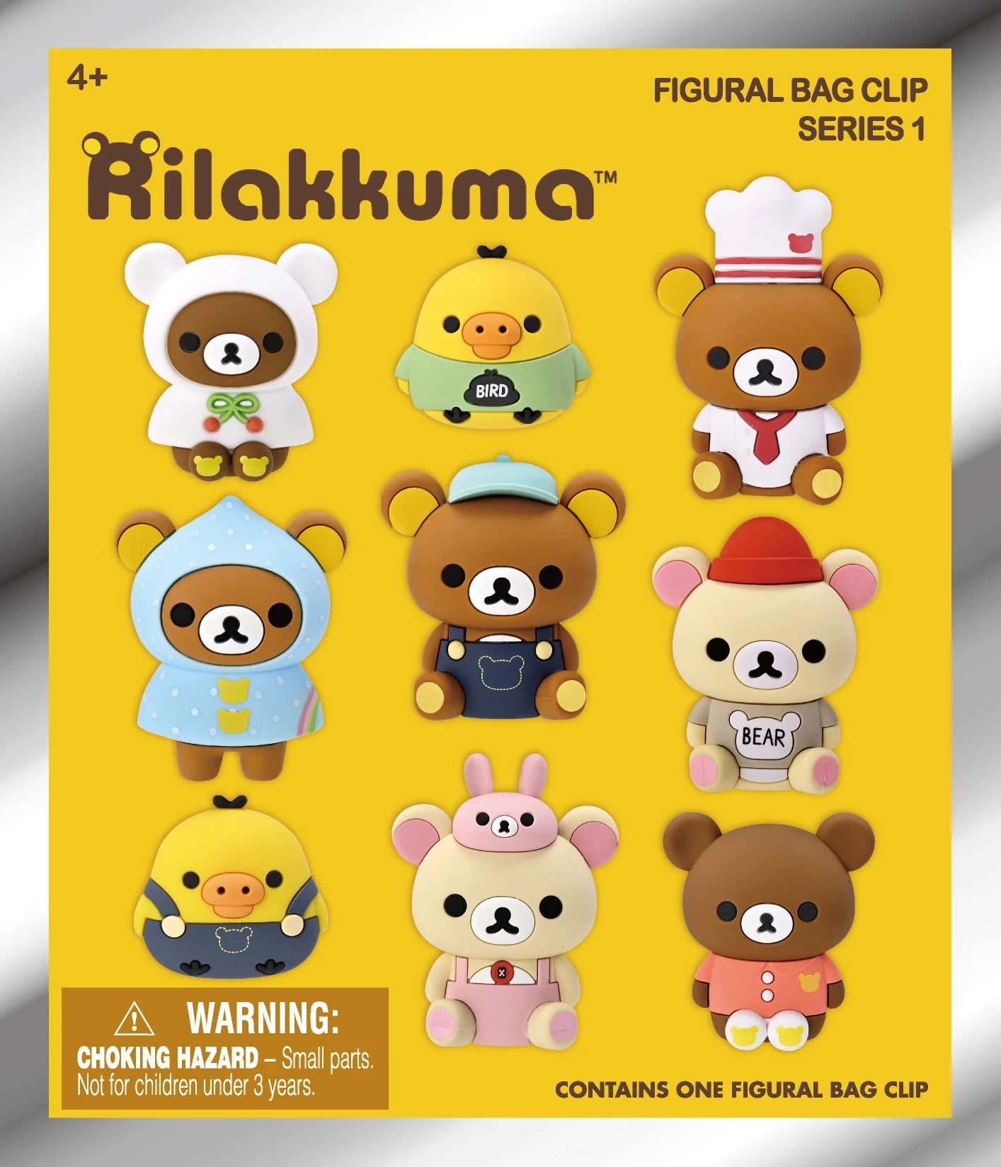 RILAKKUMA - Series 1 - 3D Foam Bag Clip (Display 24 Pcs)