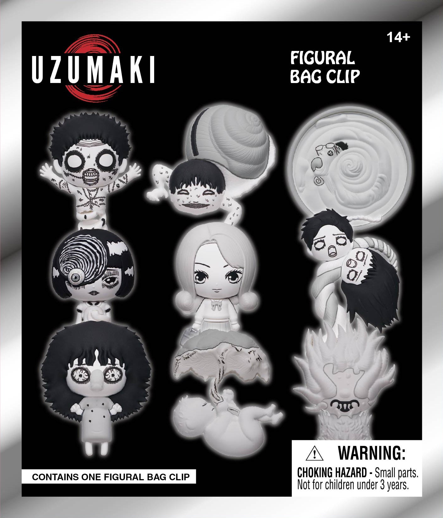 UZUMAKI - Series 1 - 3D Foam Bag Clip (Display 24 Pcs)