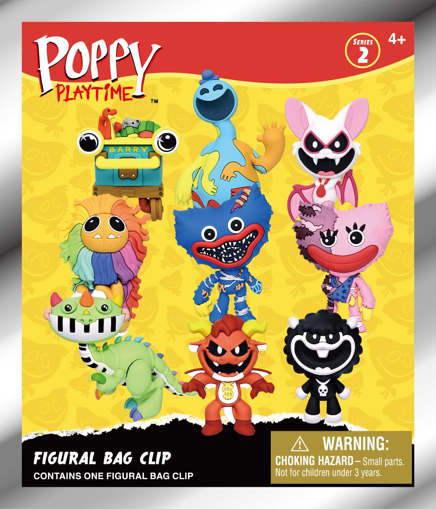 POPPY PLAYTIME - Series 2 - 3D Foam Bag Clip (Display 24 Pcs)