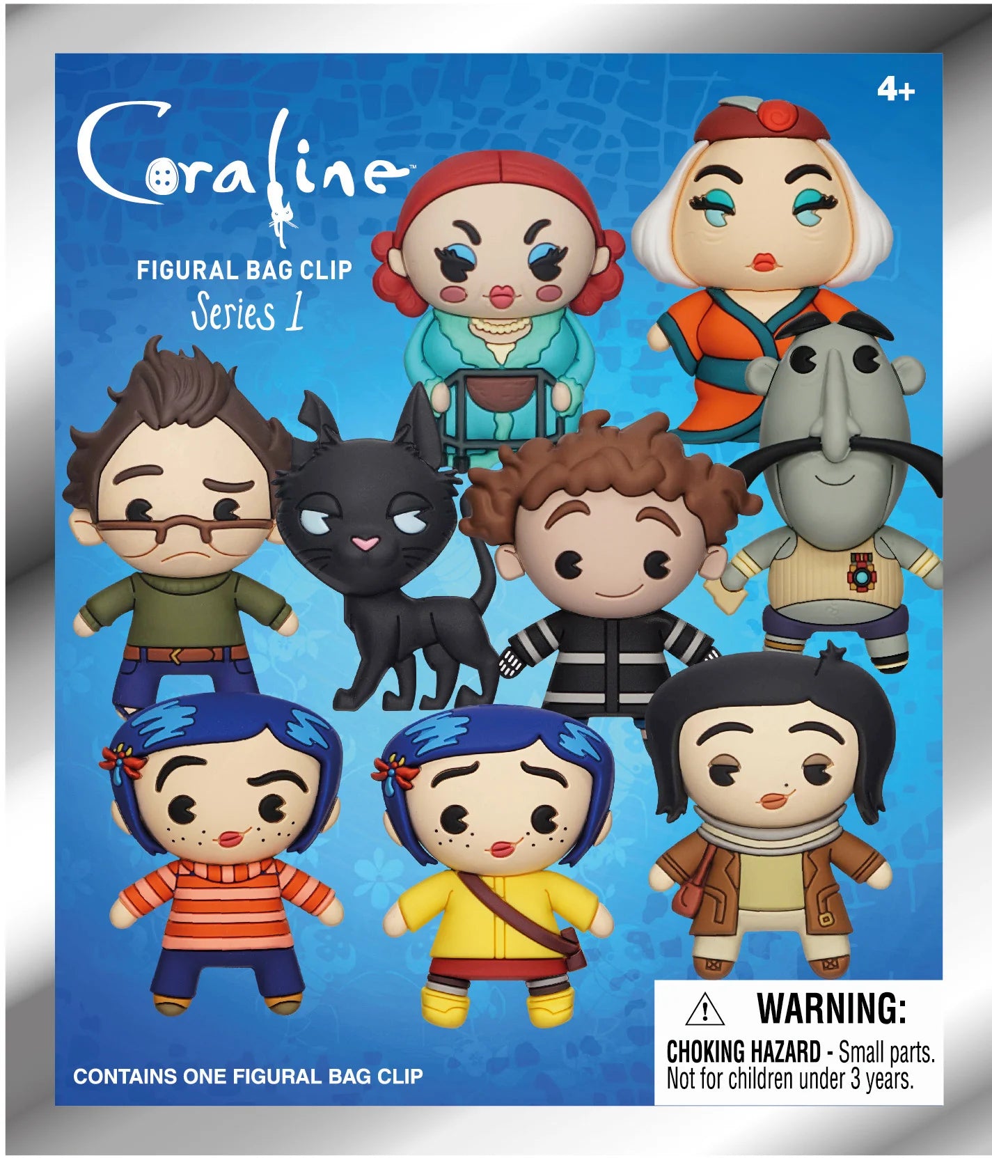 CORALINE - Series 1 - 3D Foam Bag Clip (Display 24 Pcs)