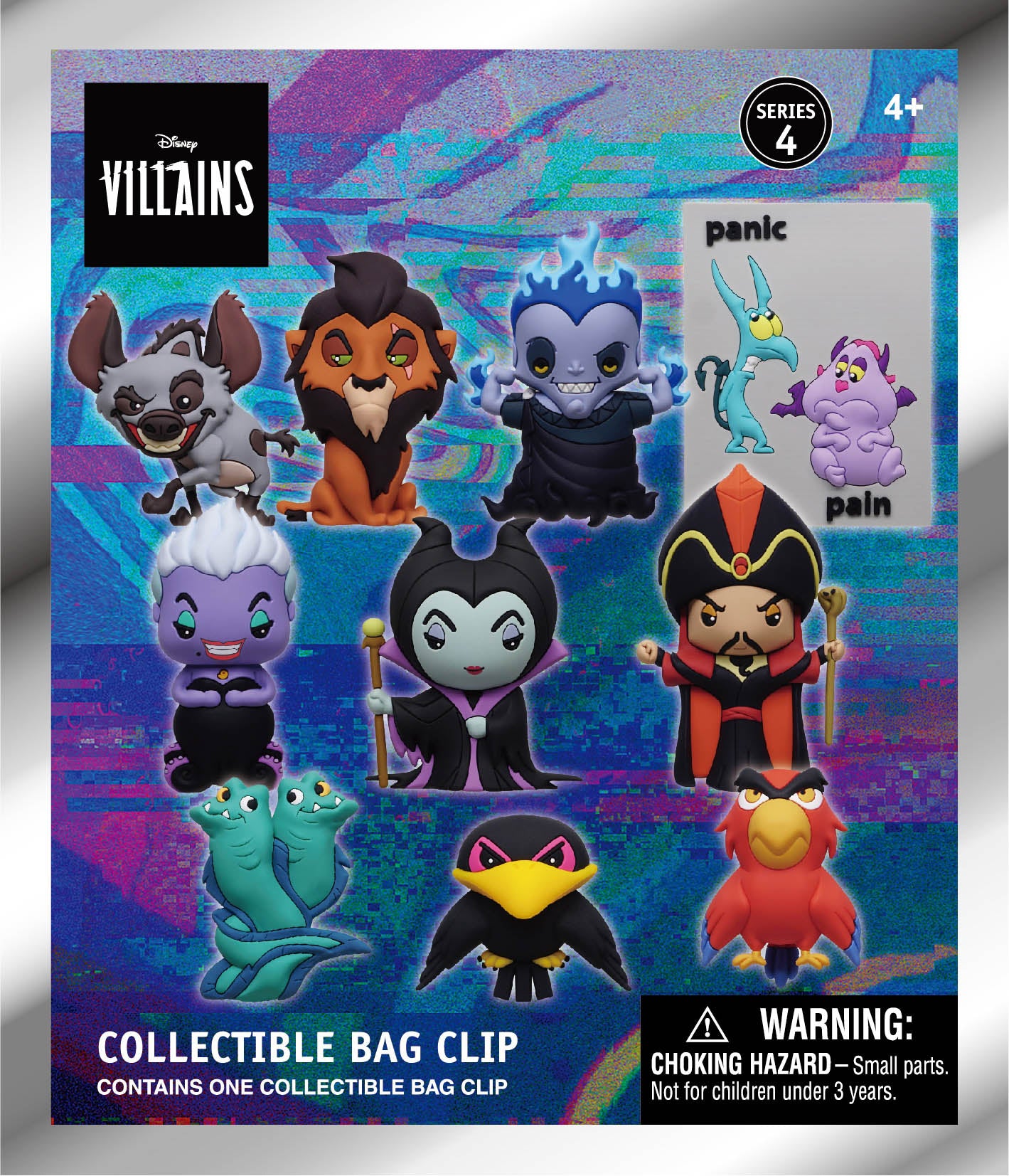 VILLAINS - Series 3 - 3D Foam Bag Clip (Display 24 Pcs)