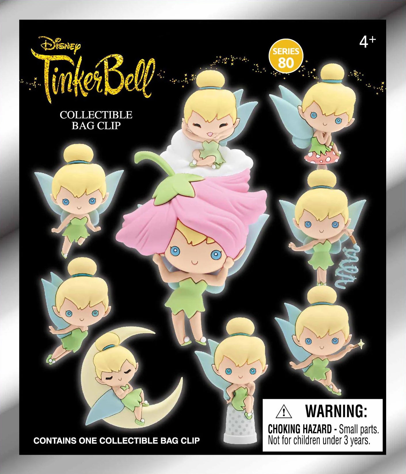 TINKER BELL - Series 81 - 3D Foam Bag Clip (Display 24 Pcs)