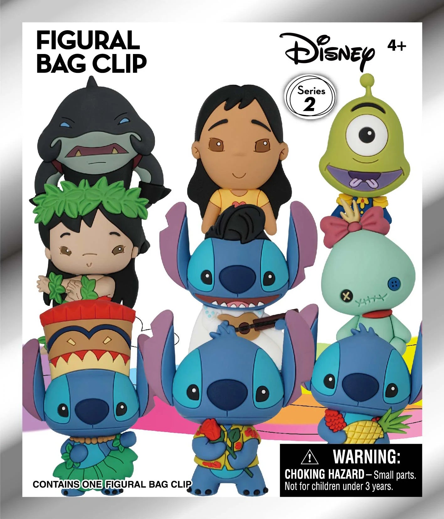 DISNEY - Lilo & Stitch - 3D Foam Bag Clip (Display 24 Pcs)