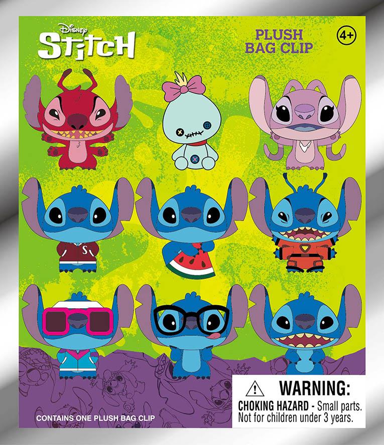 DISNEY - Stitch - Plush Collectible Bag Clip (Display 24 Pcs)