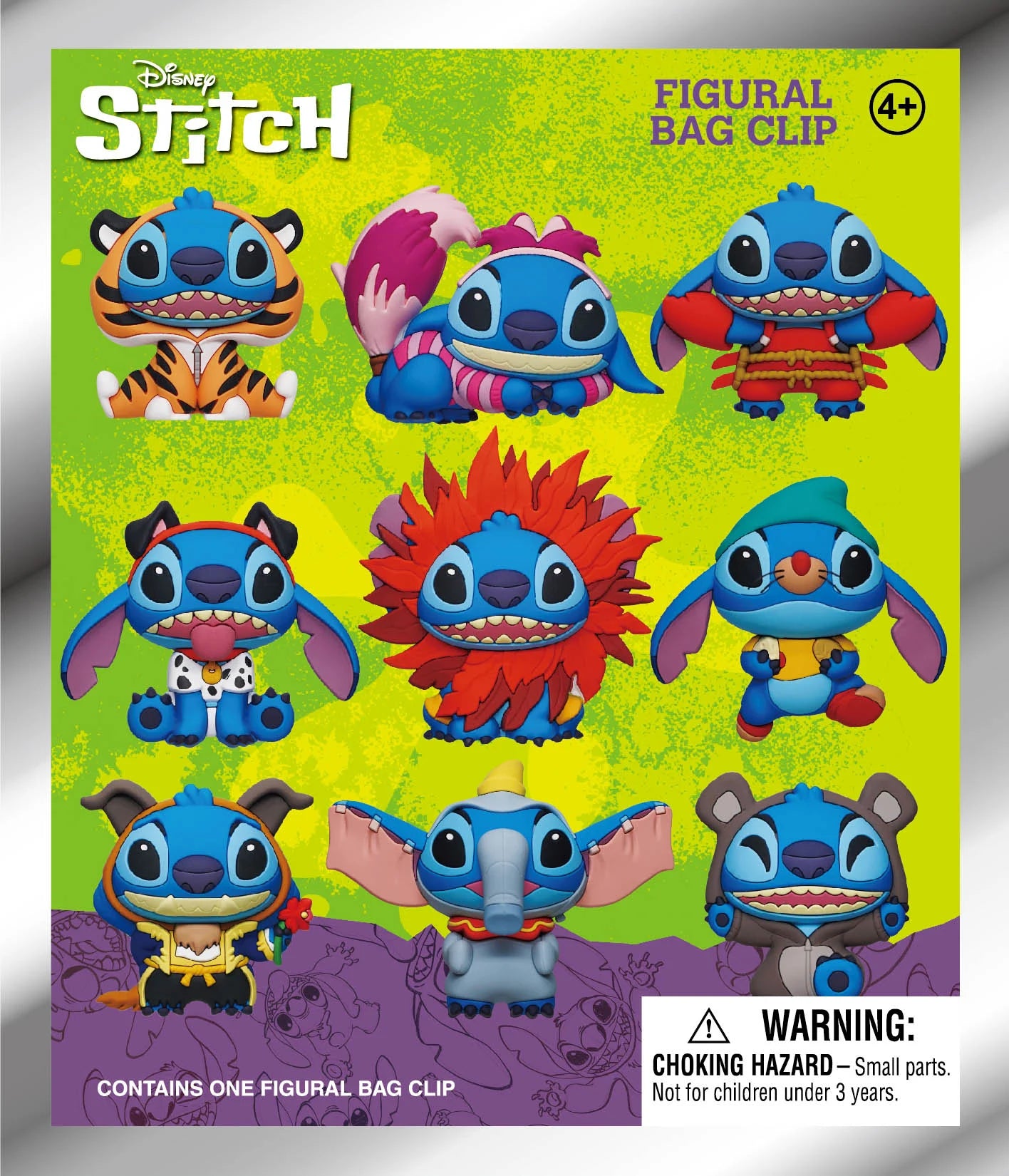 STITCH IN COSTUME - Series 1 - 3D Foam Bag Clip (Display 24 Pcs)