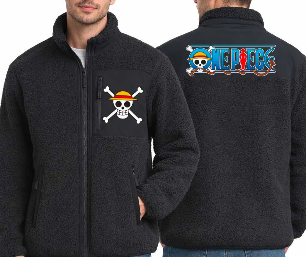 ONE PIECE - Logo - Sherpa Jacket (XXL)