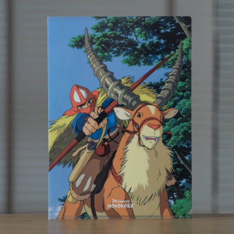 PRINCESS MONONOKE- Ashitaka and Yakuru- A4 Size Clear Poster 305x220mm