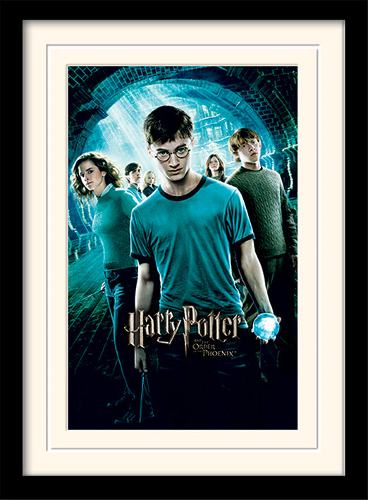 HARRY POTTER – Aufgezogener und gerahmter 30 x 40-Druck – Orden des Phönix