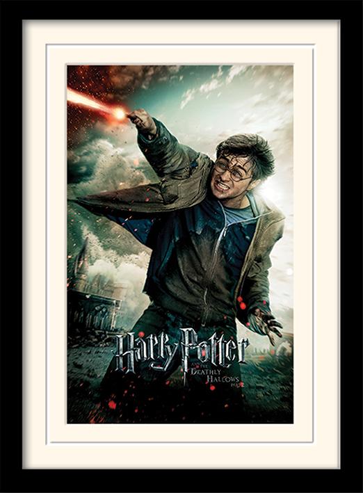 HARRY POTTER - Mounted & Framed 30X40 Print - Deathly Hallows Wand