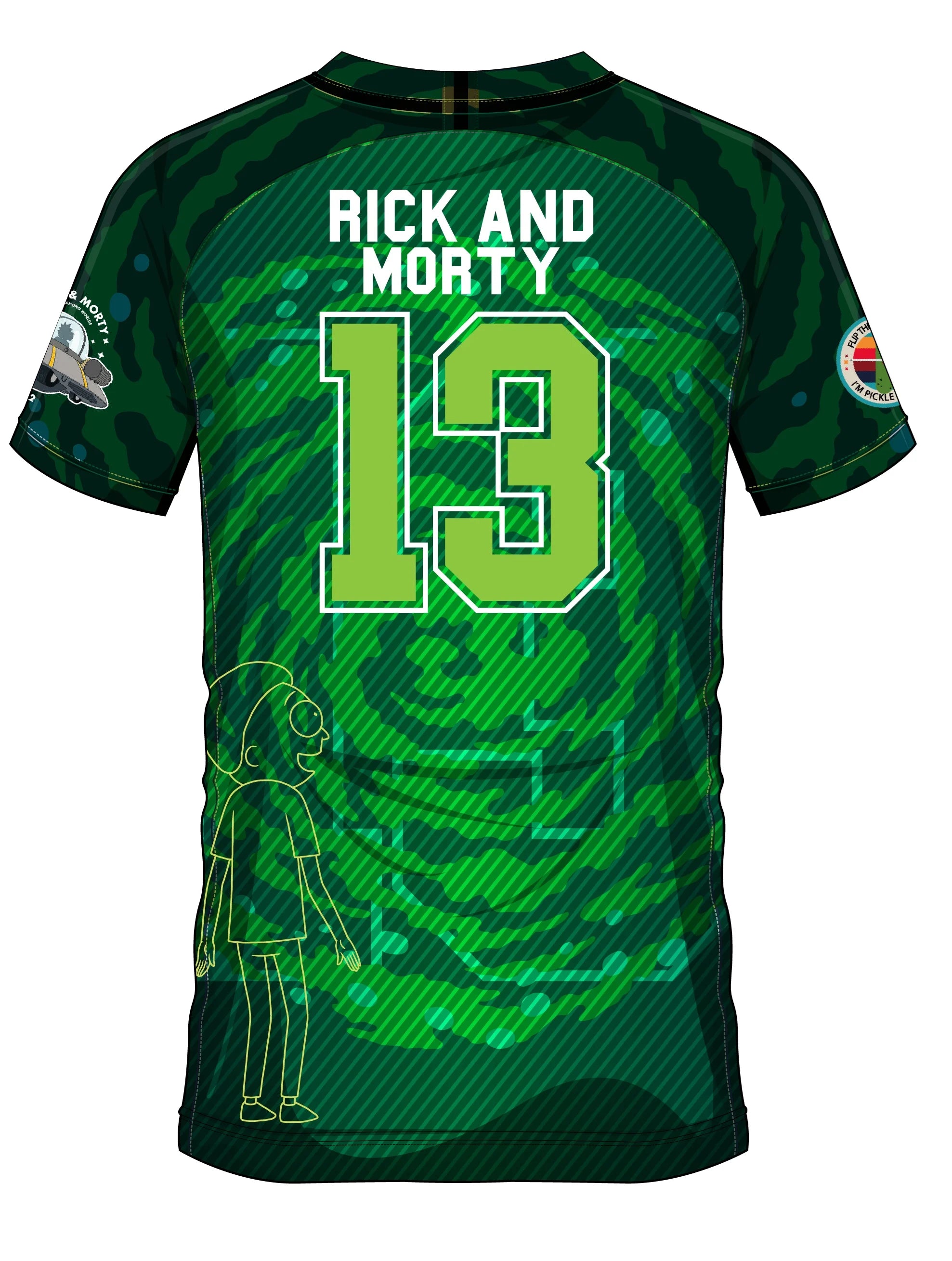 RICK & MORTY - Rick & Morty 13 - Soccer Jersey Men (M)