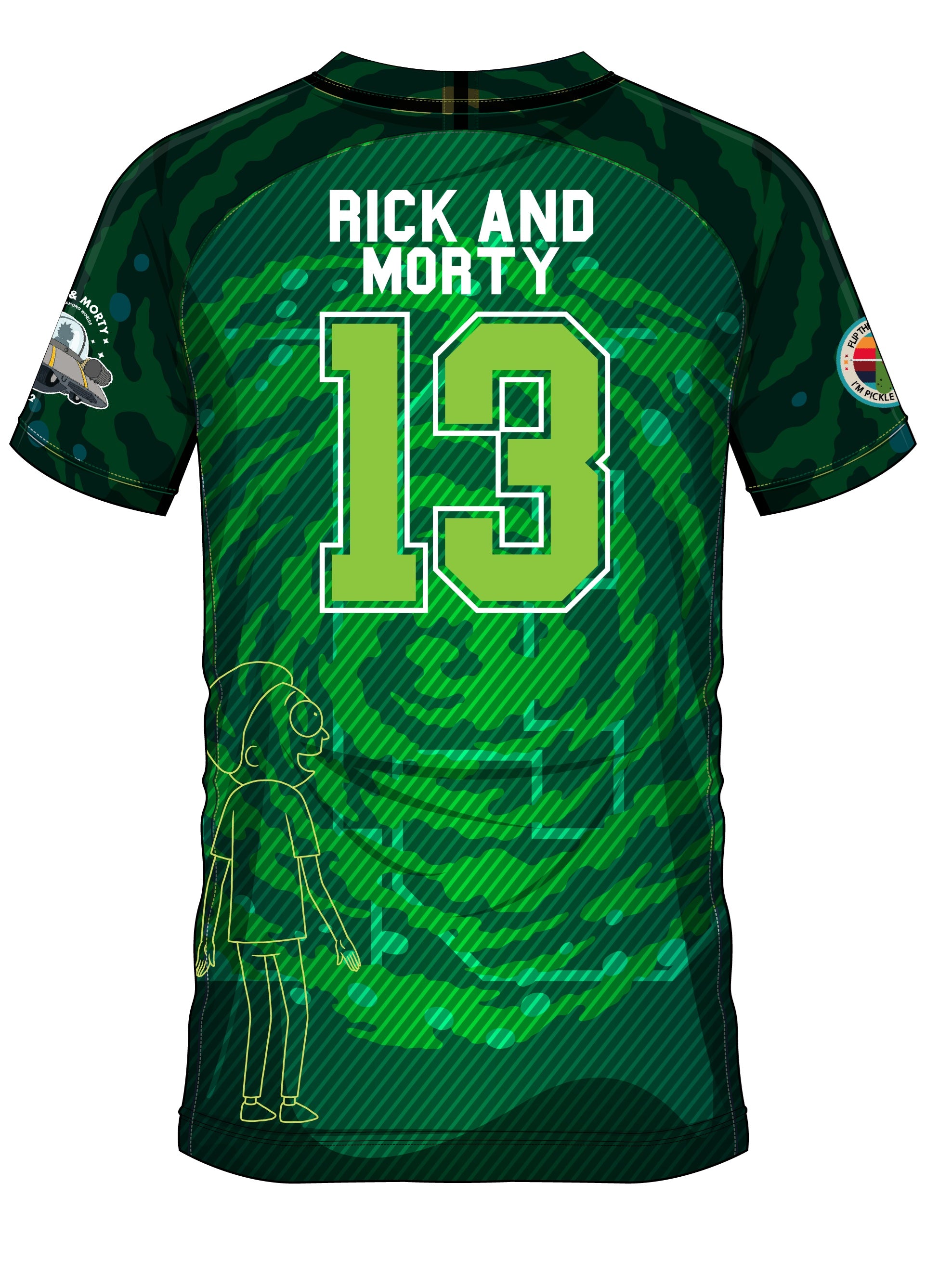 RICK & MORTY - Rick & Morty 13 - Soccer Jersey Men (M)